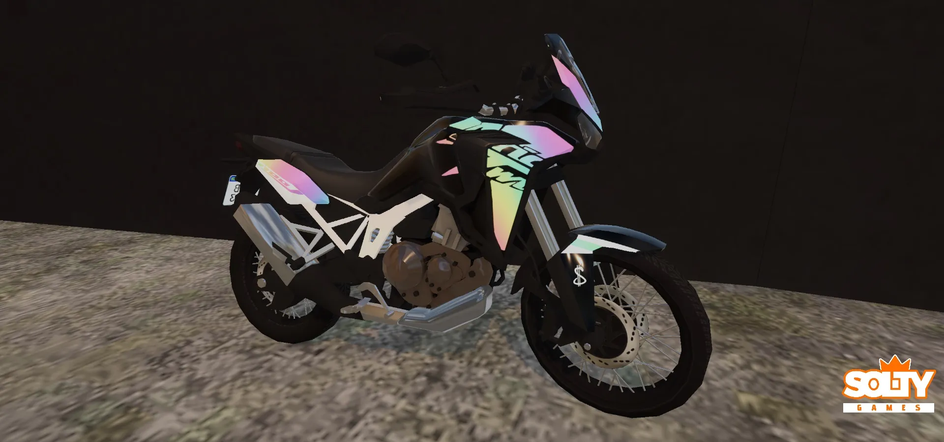 Skin -Africa Twin Adesivo Holográficos