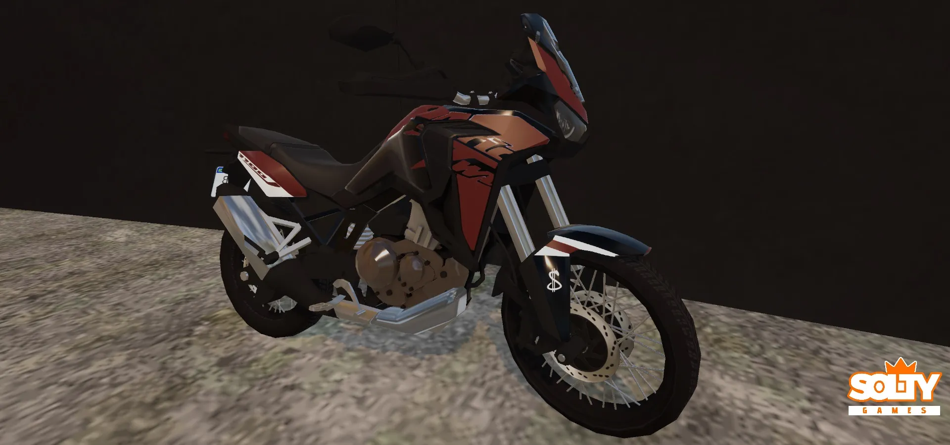 Skin – Africa Twin Adesivos Vermelhos