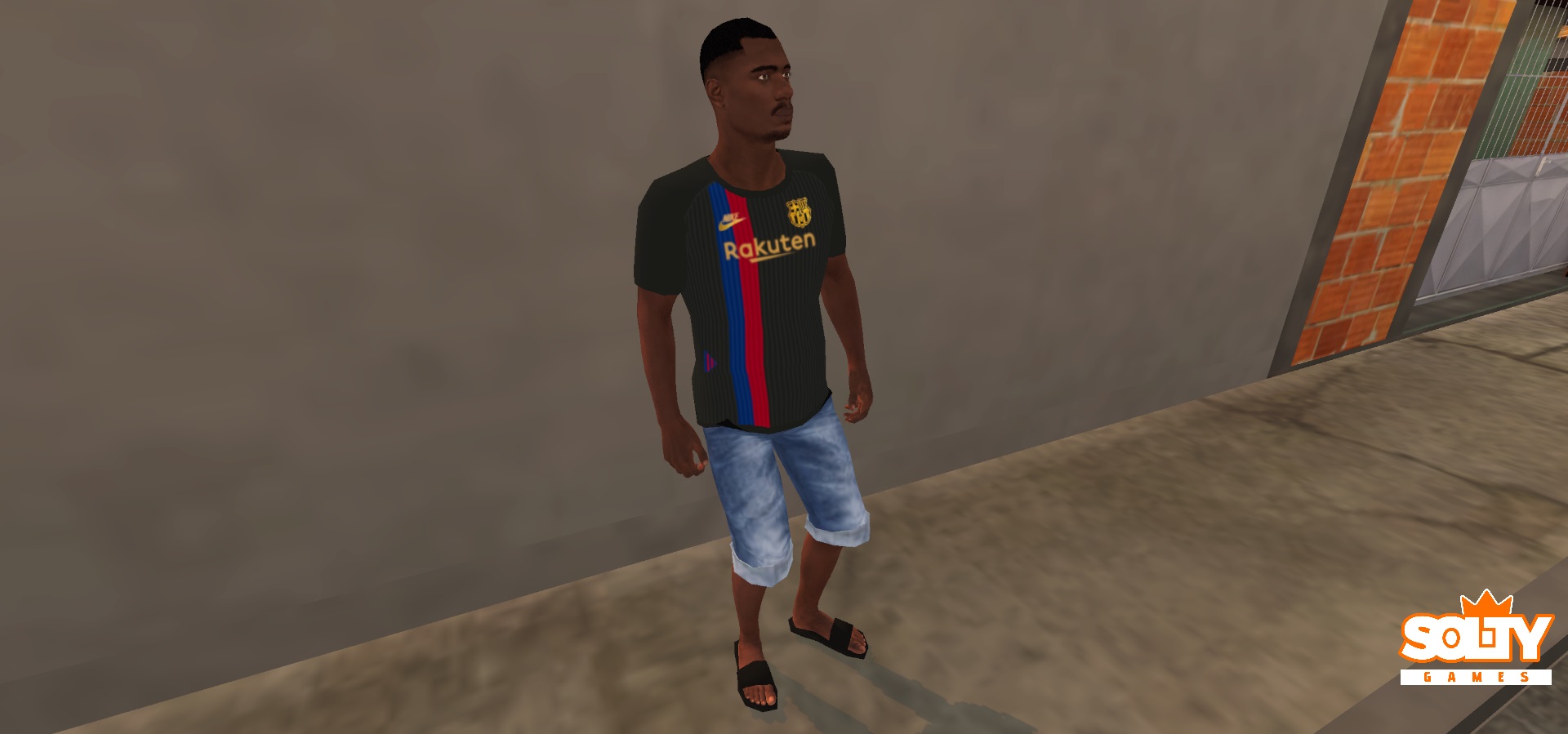 Skin – Traje Barcelona Preto e Dourado