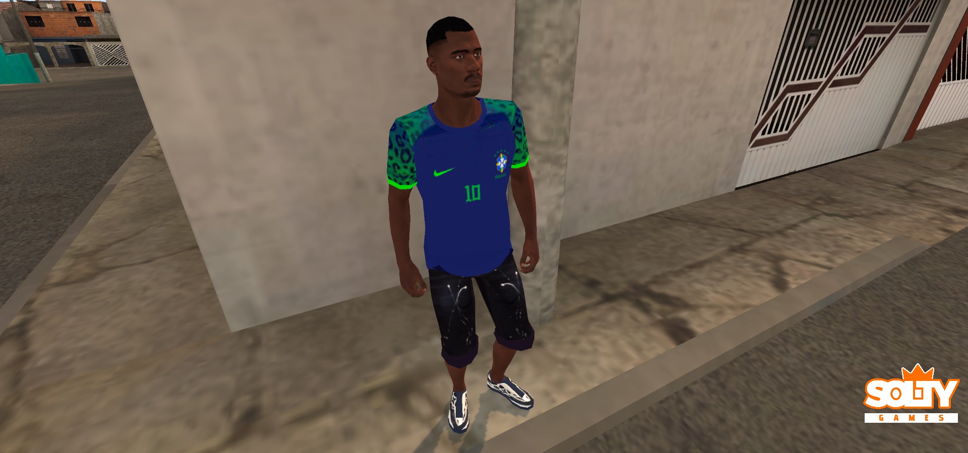 Skin – Traje Azul Brazil Torcedor 2023