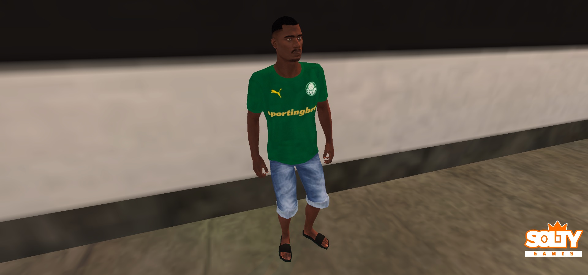 Skin – Traje Palmeiras Sporting Dourado