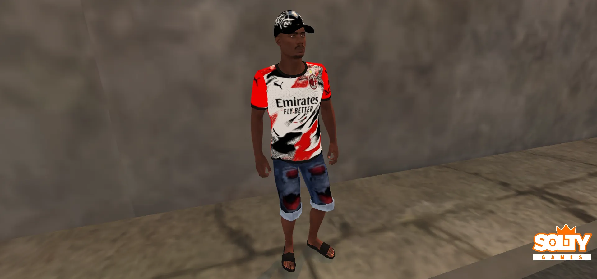 Skin – Traje AC Milan Branco