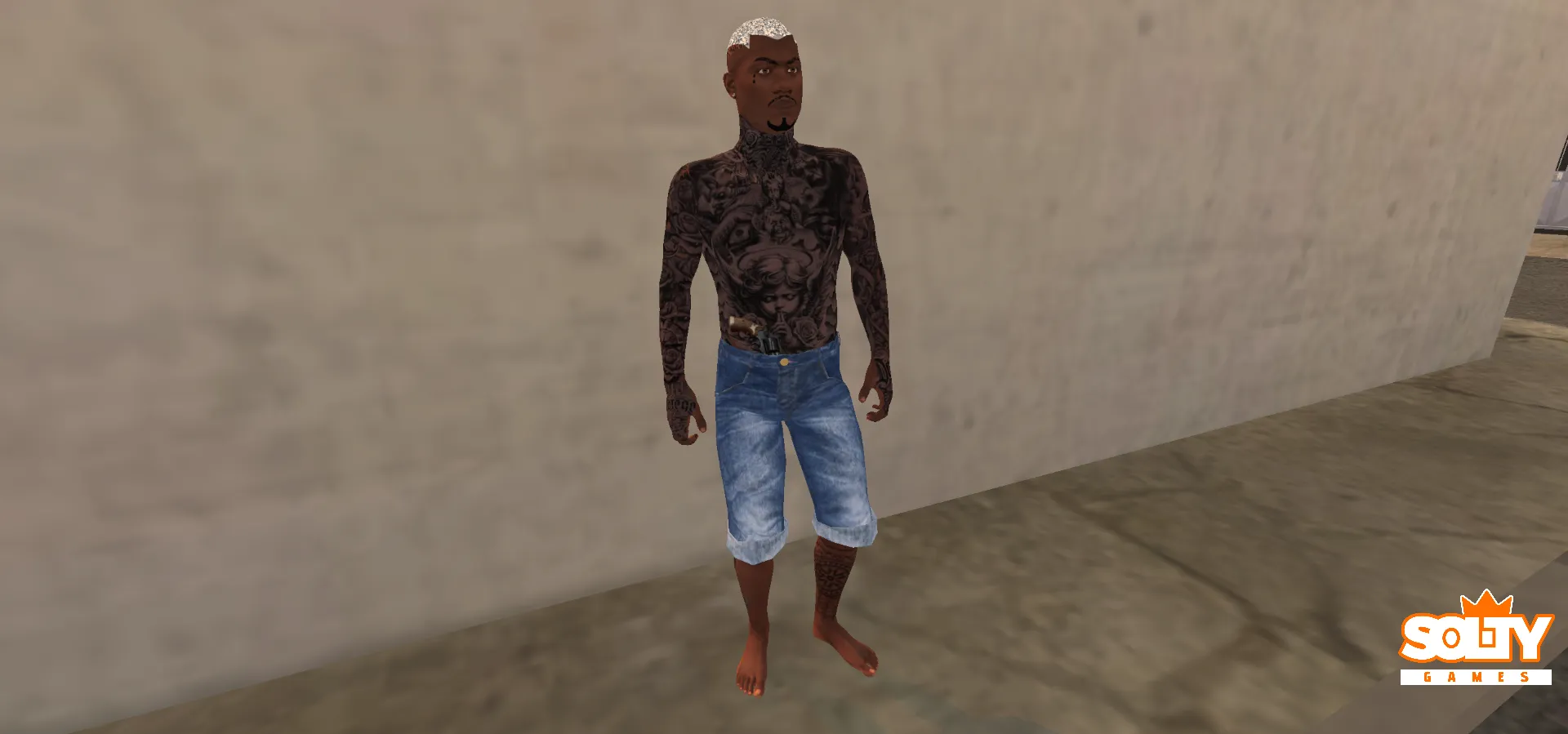 Skin – Pele Armamento Cromado na Cintura