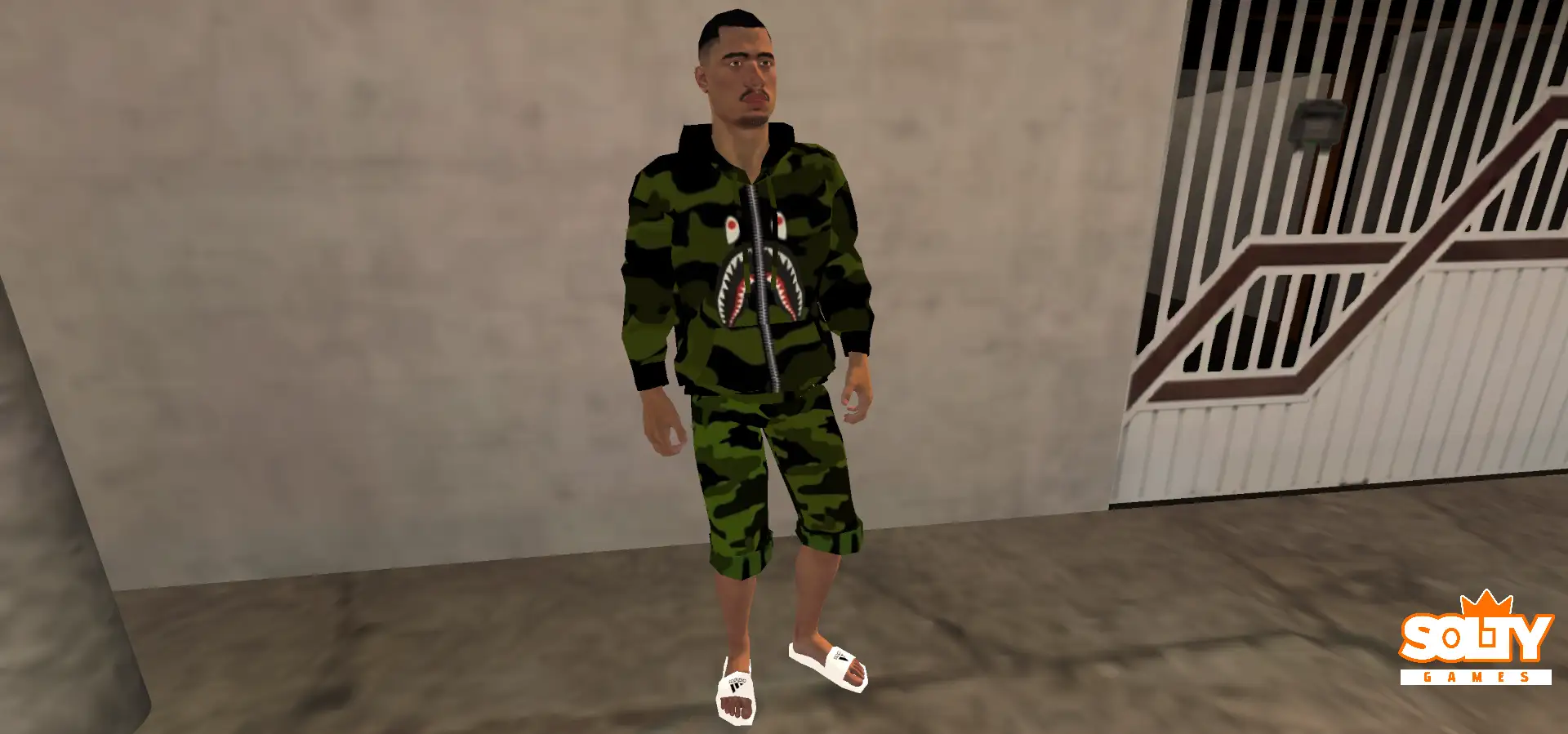 Skin – Traje Bape Verde