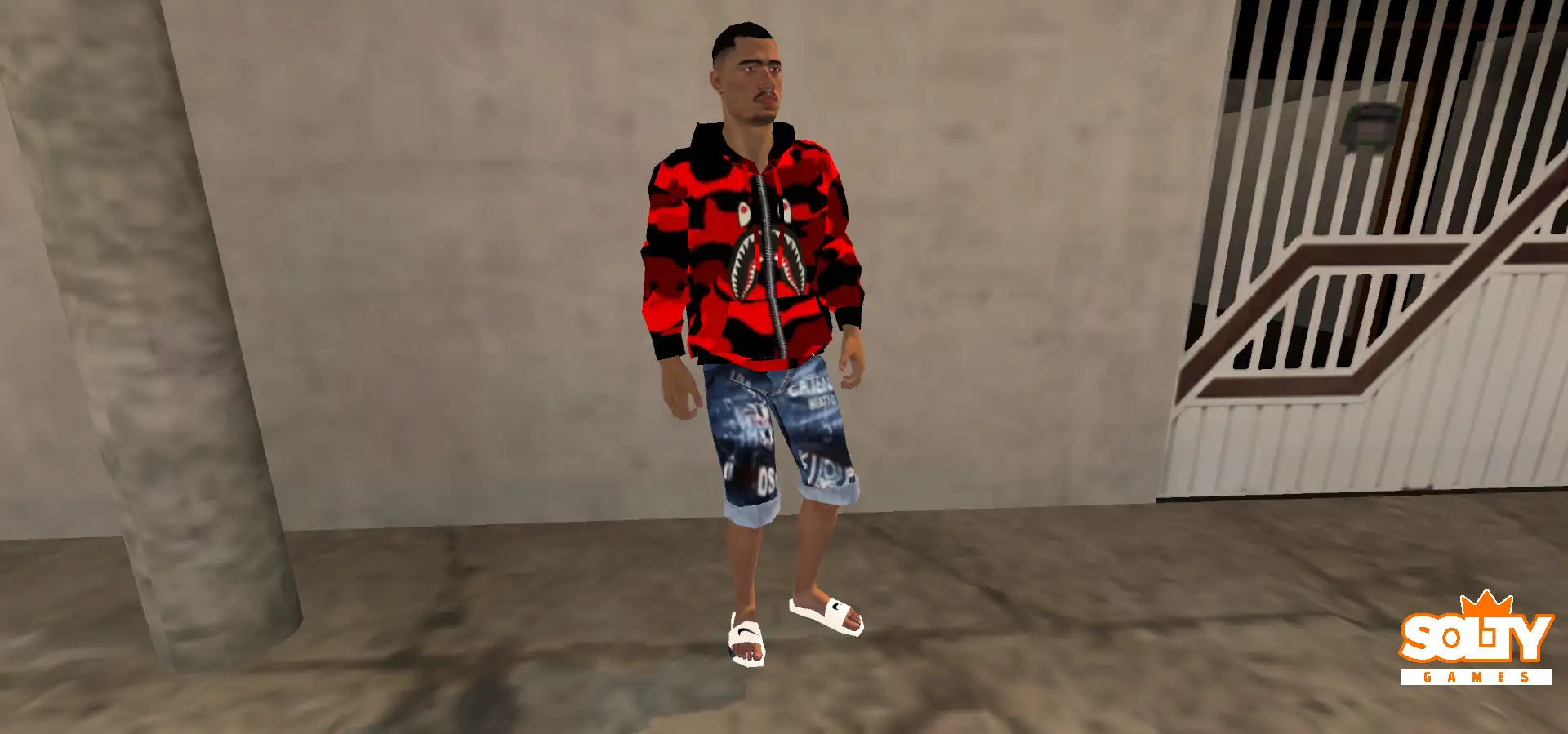Skin – Traje Bape Vermelho