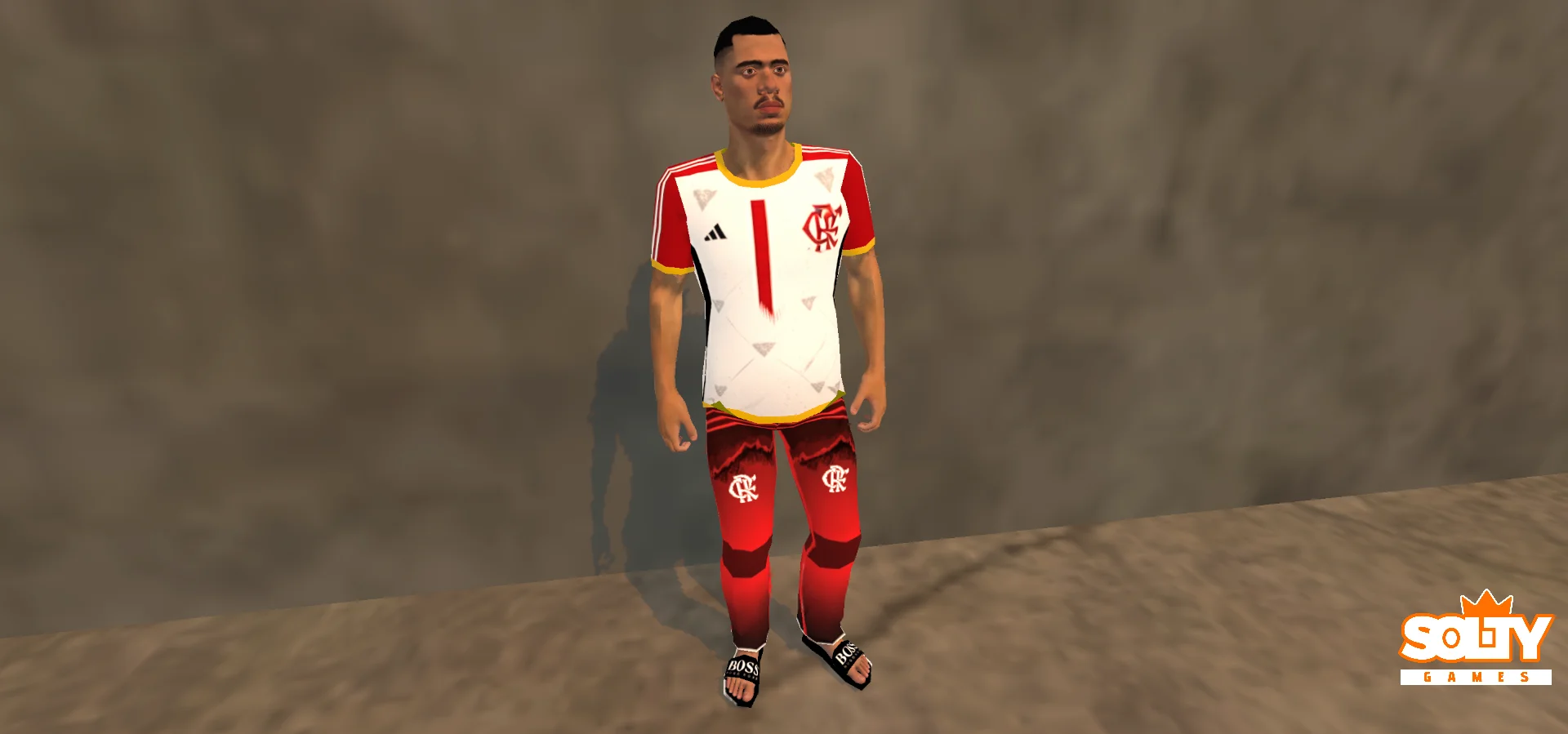 Skin – Traje Conjunto Flamengo