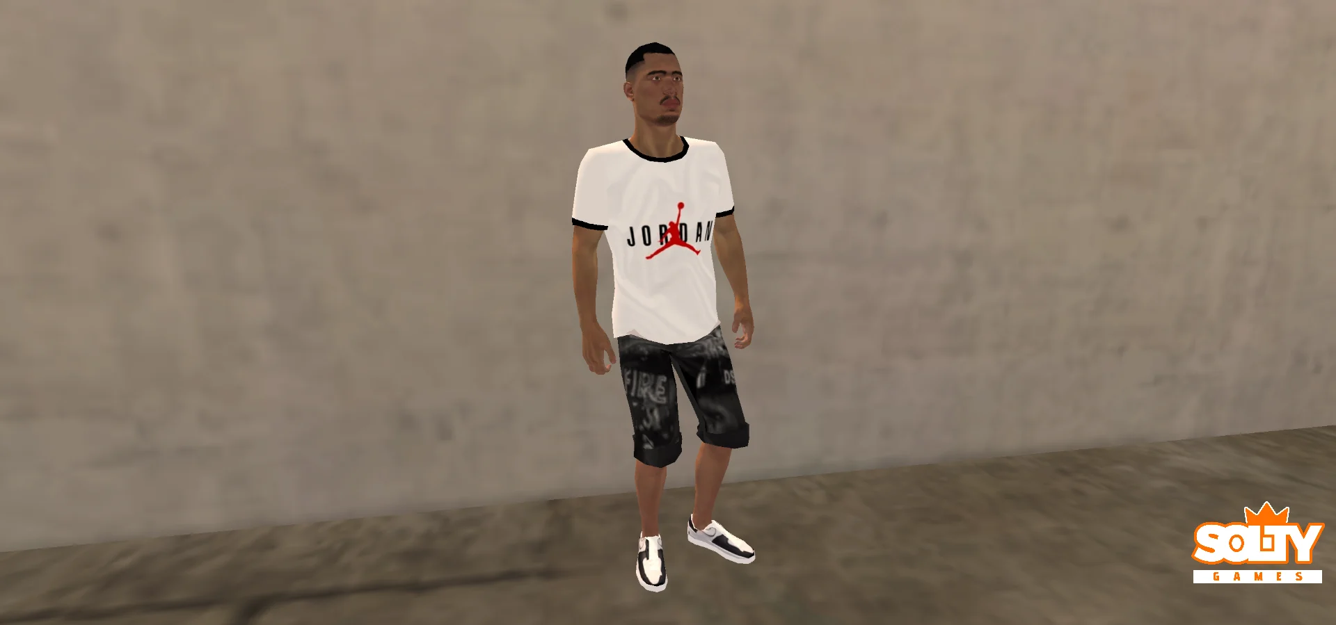 Skin – Conjunto  Jordan Vermelho