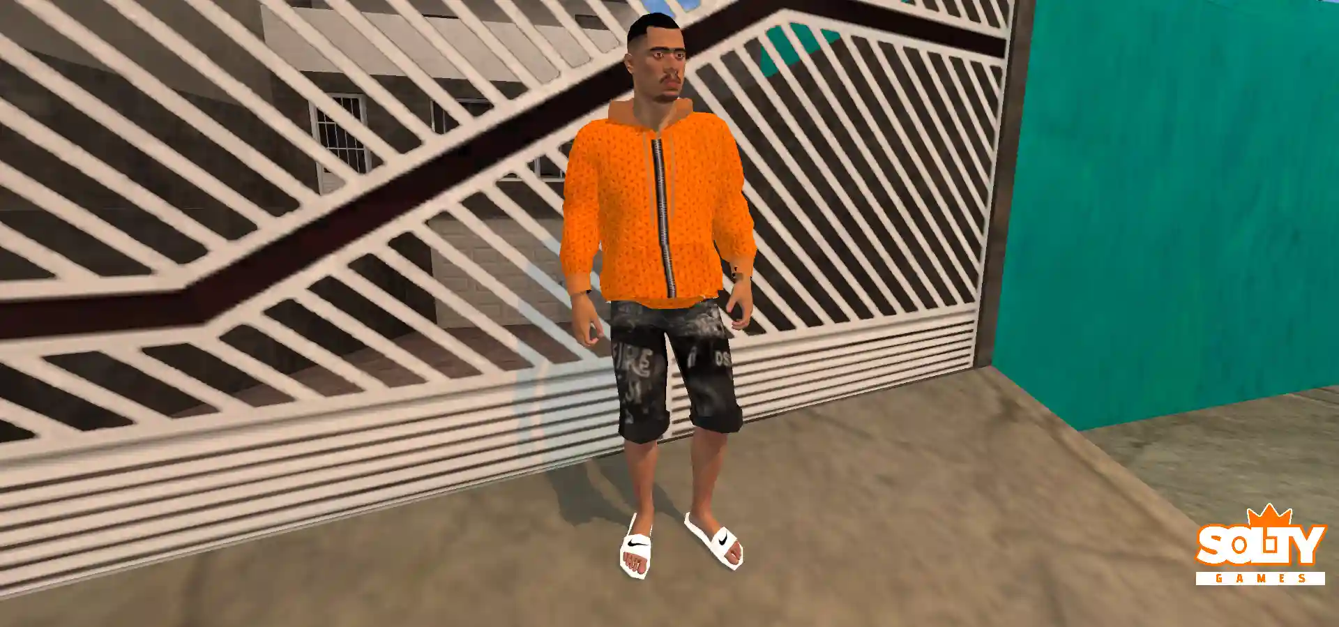 Skin – Conjunto Jordan Laranja