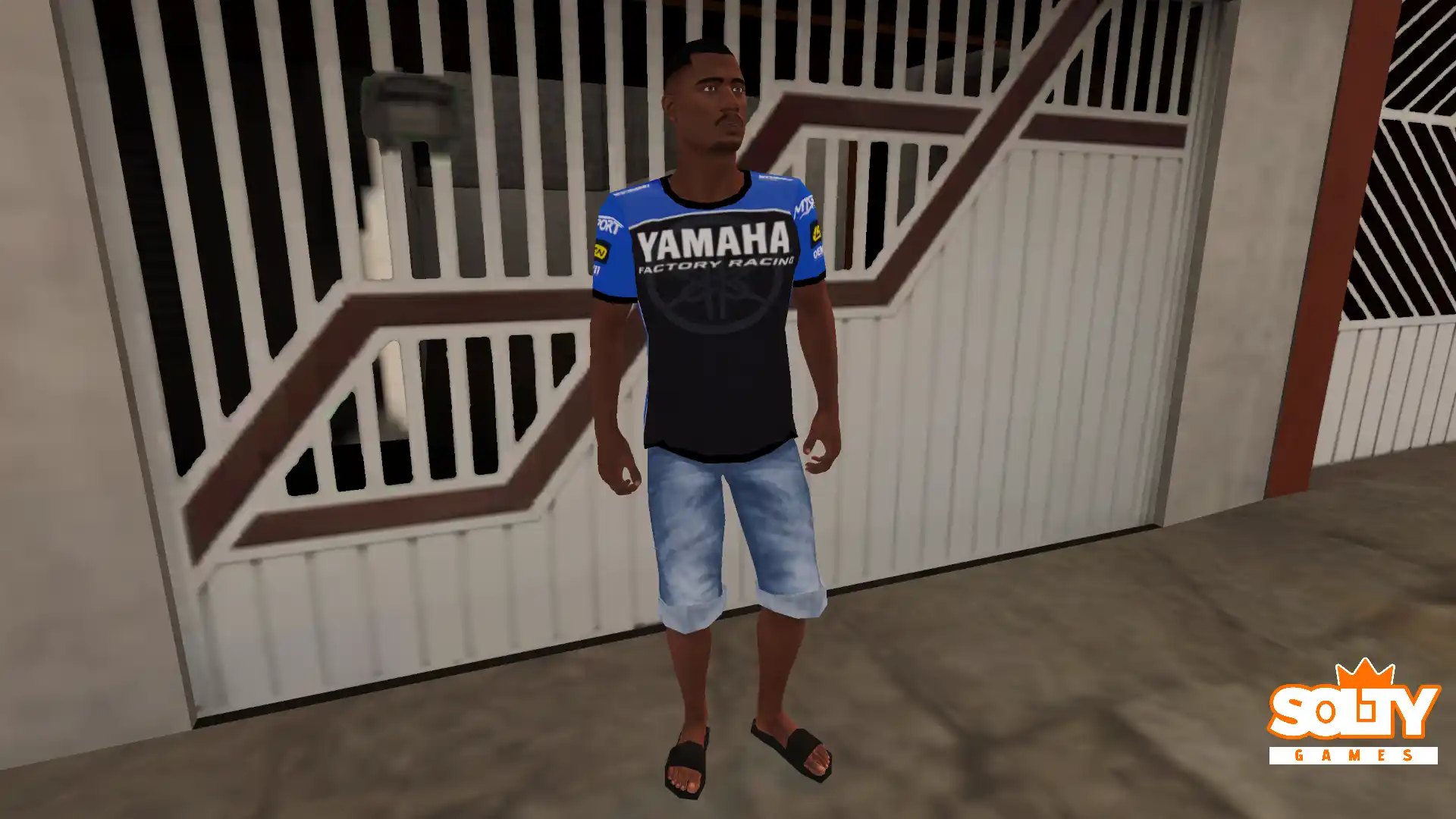 Skin – Yamaha Azul e Preto