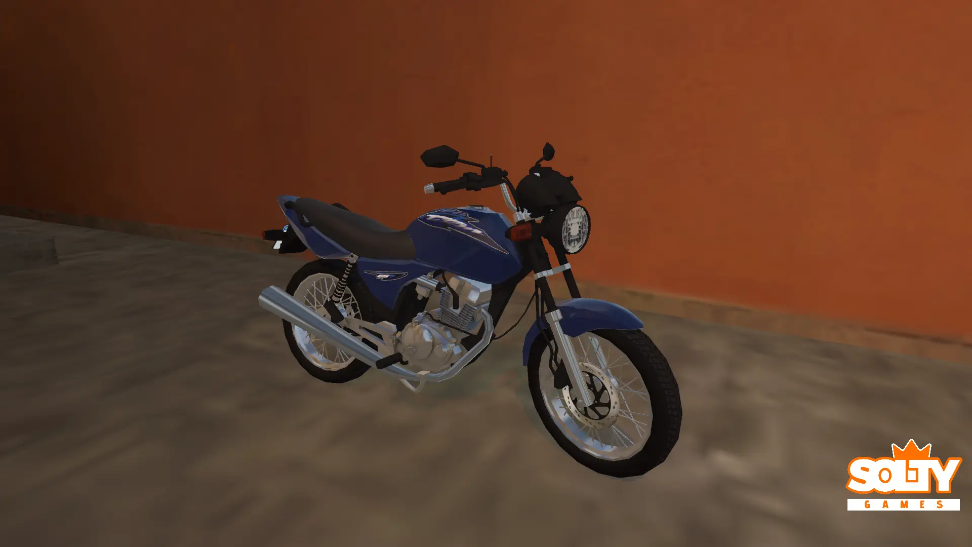 Skin – Adesivo CG 2003 Azul