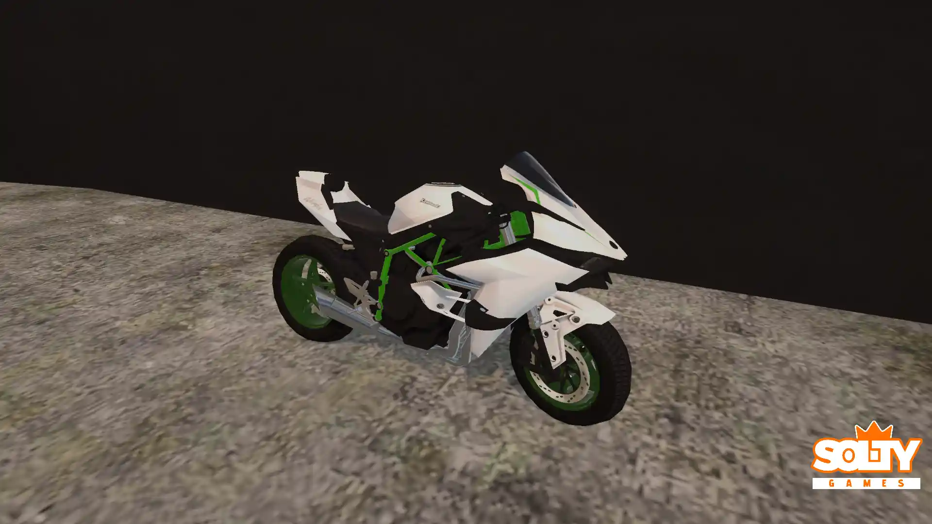 Skin – Kawasaki H2R Branca