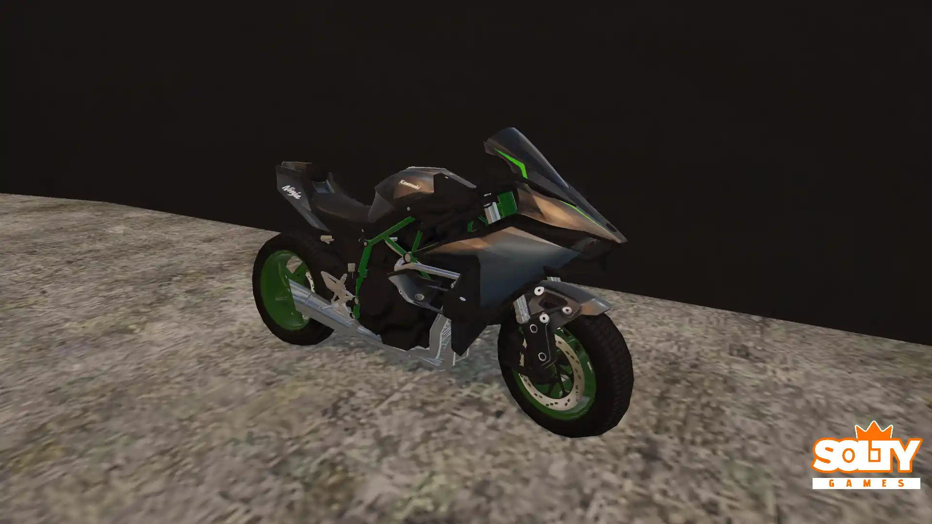 Skin – Kawasaki H2R Preta