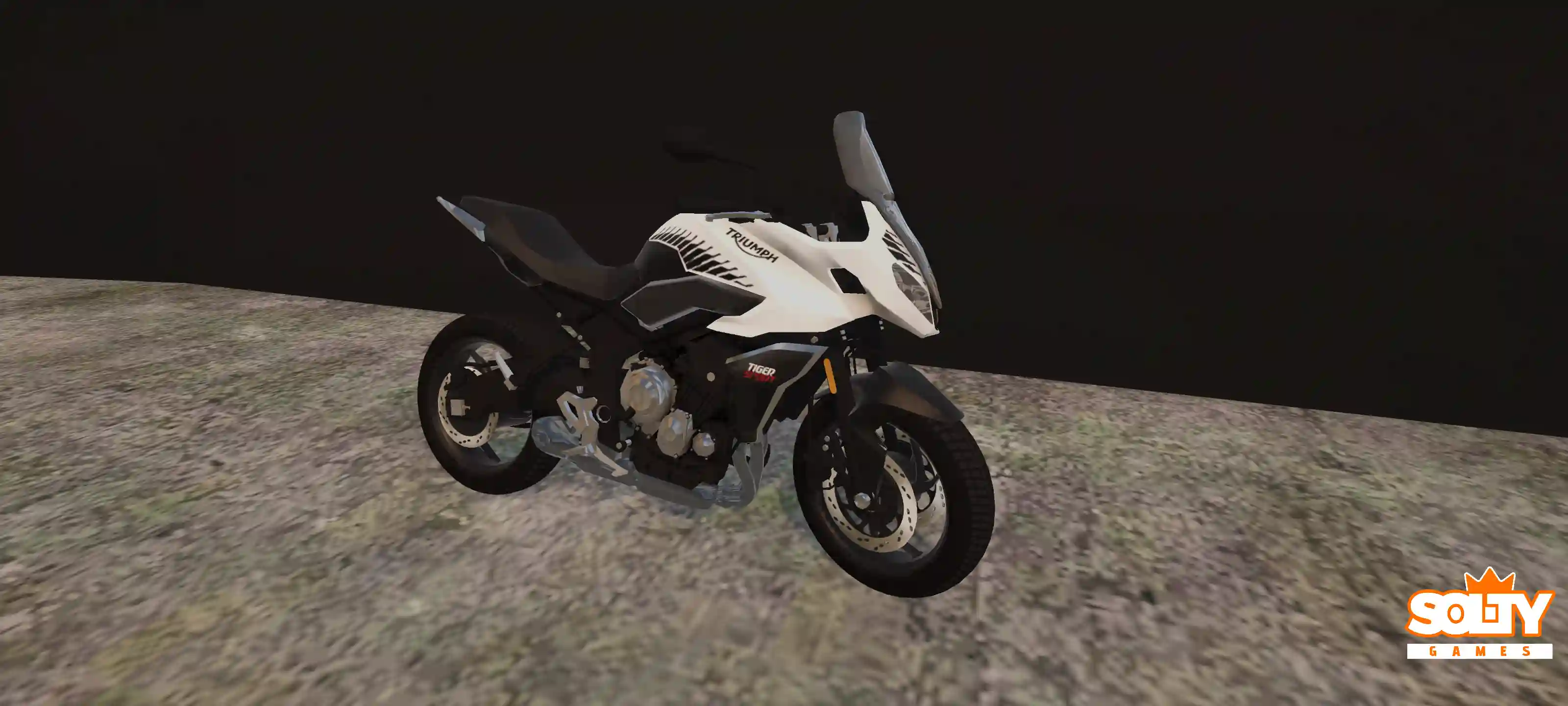 Skin – Triumph Tiger 660 Sport Branca