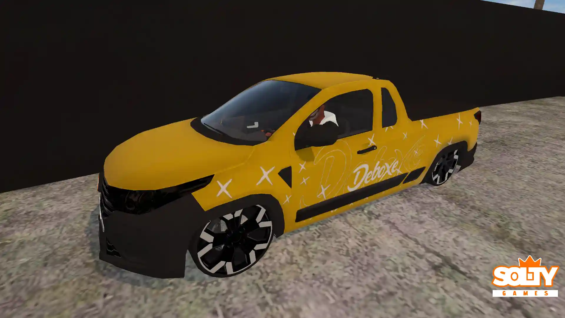 Skin – Fiat Strada DEBOXE Amarela