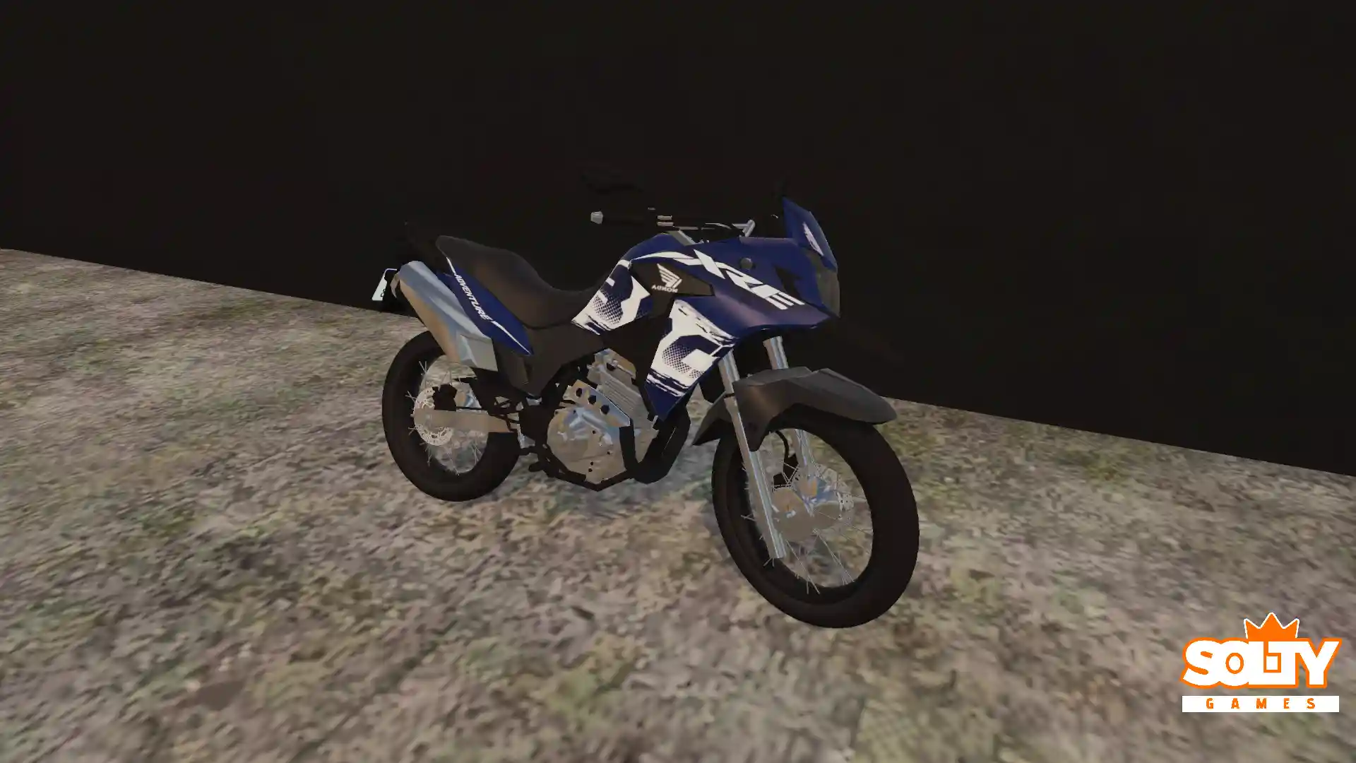Skin – XRE 300 ABS Azul e Branco