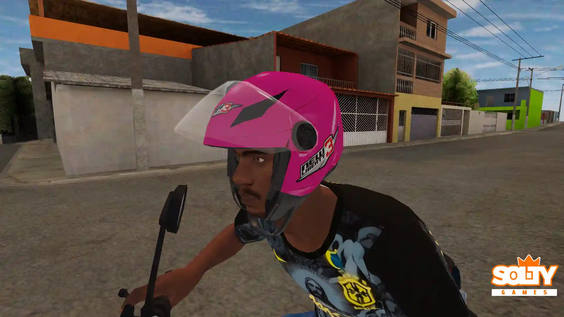 Skin – Capacete New Liberty Rosa