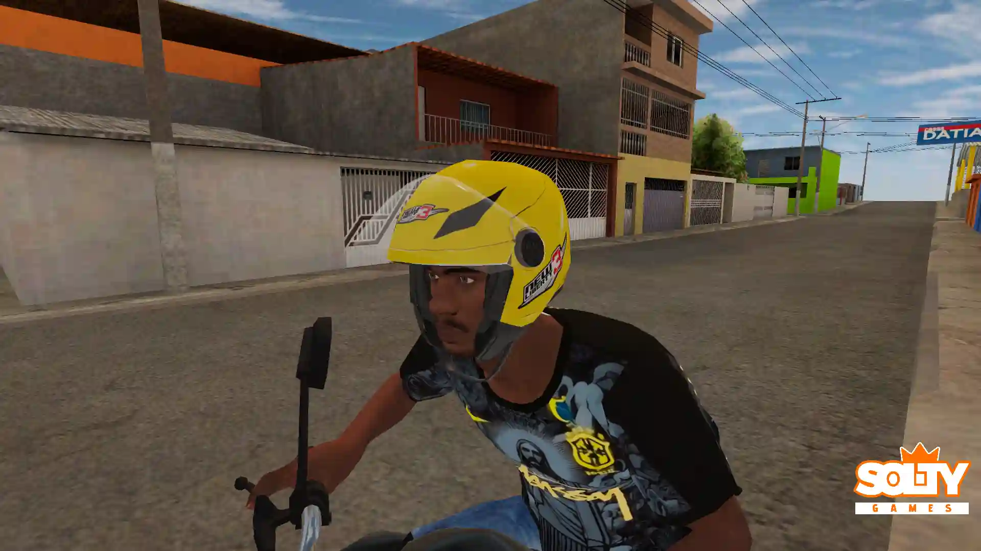 Skin – Capacete New Liberty Amarelo