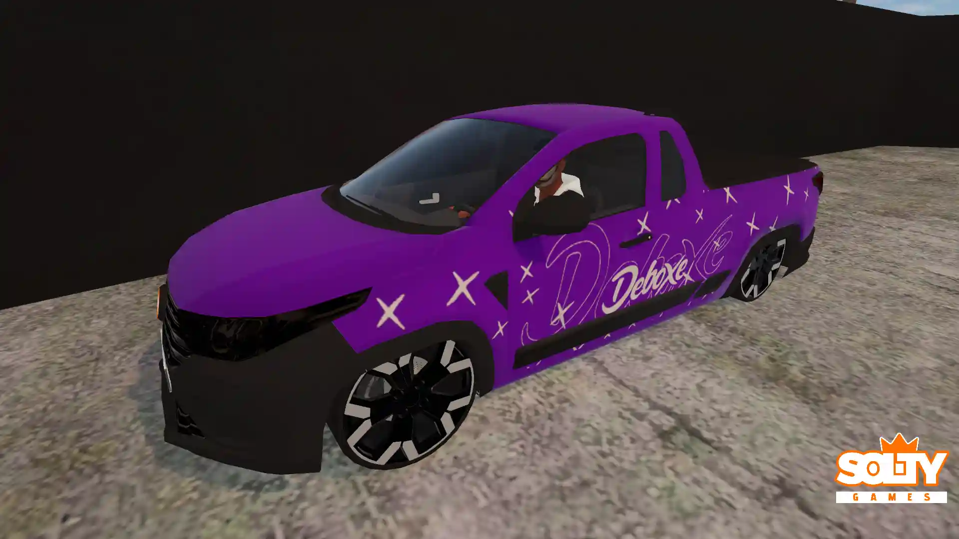 Skin – Fiat Strada DEBOXE Roxa