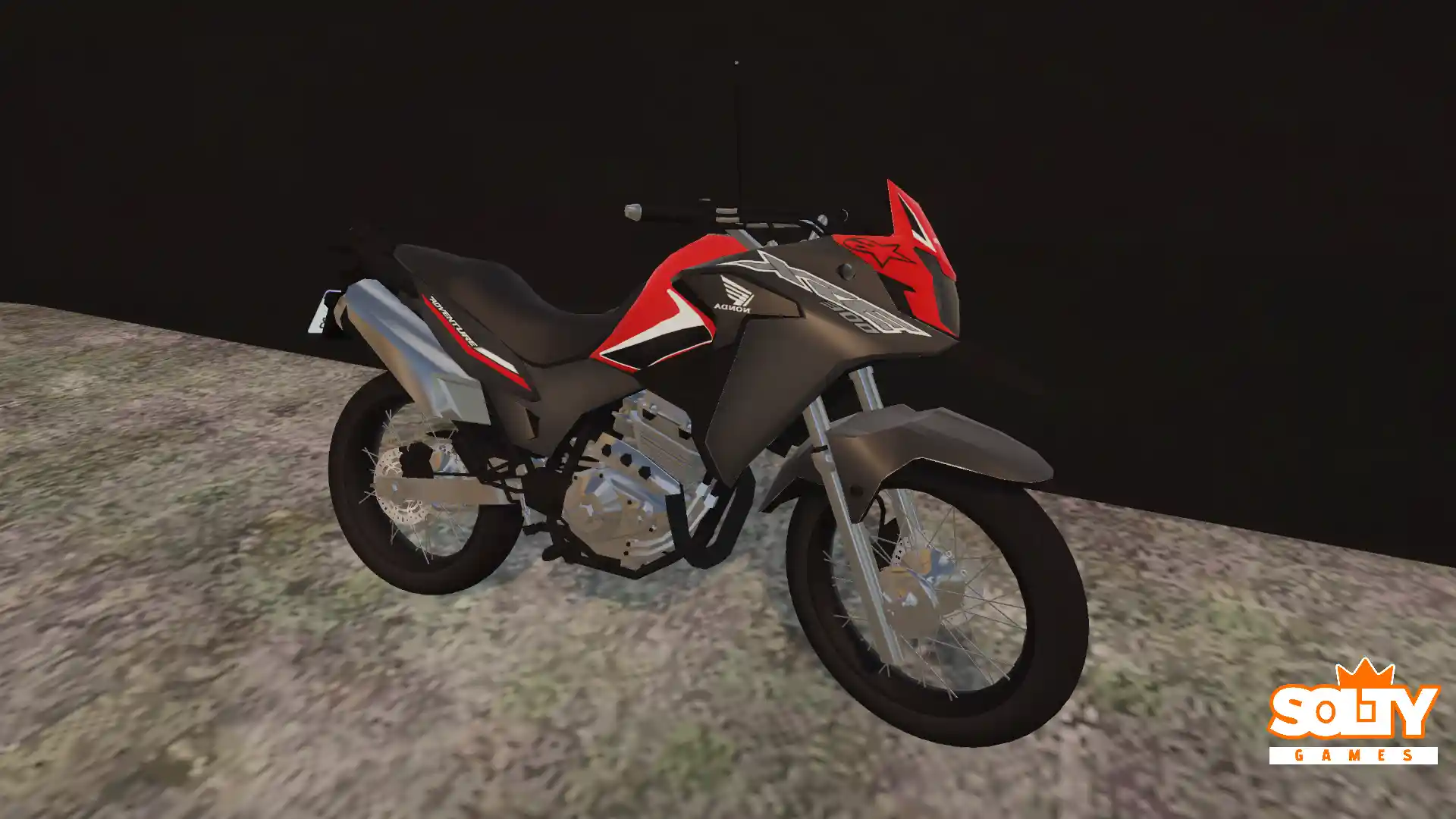 Skin – XRE 300 Montadinha Vermelha Preto