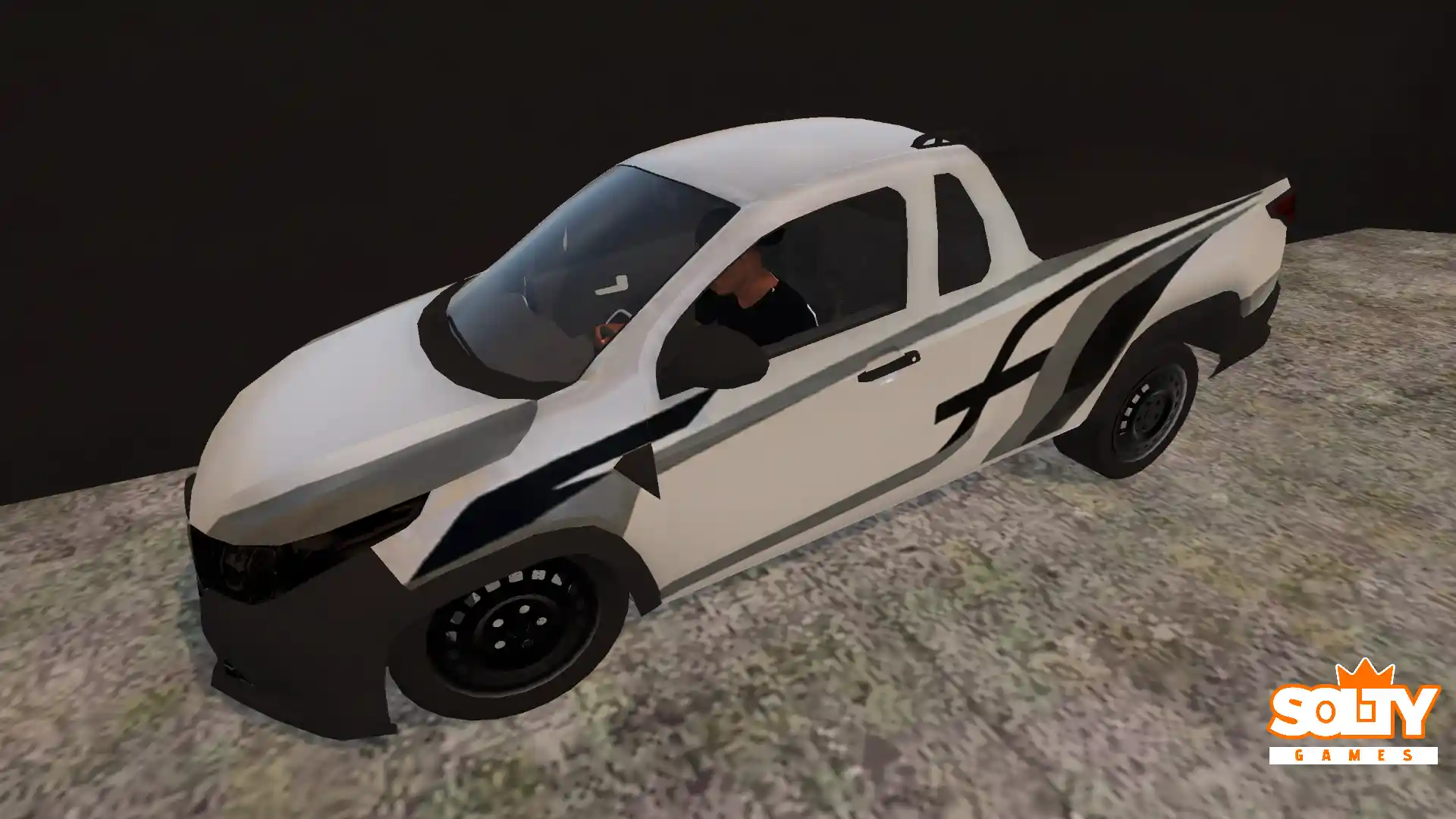 Skin – Fiat Strada Adesivo Cinza e Preto