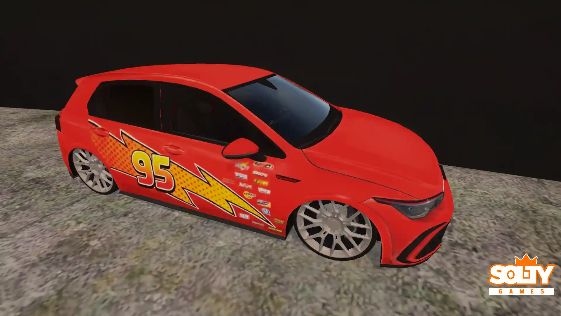 Skin – Volkswagen Golf Mcqueen