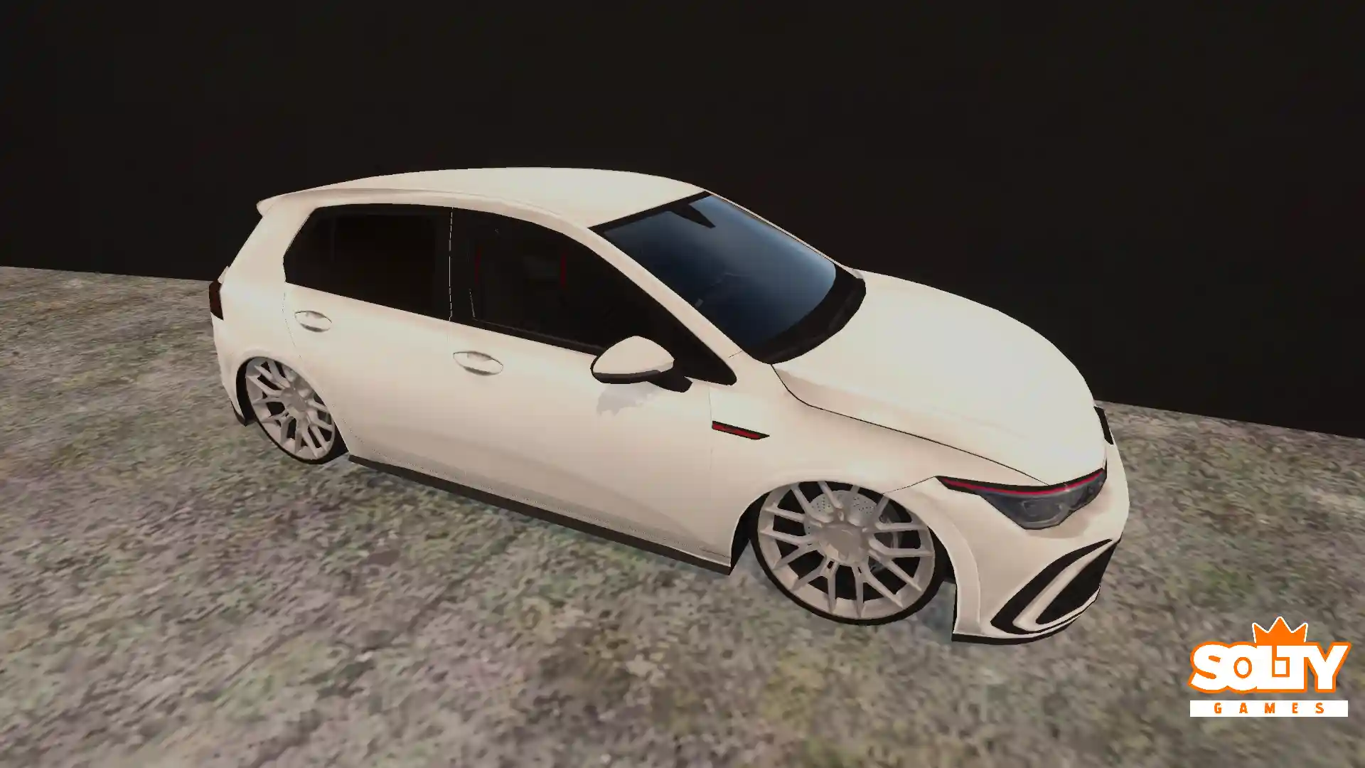 Skin – Volkswagen Golf Branco Sombreado